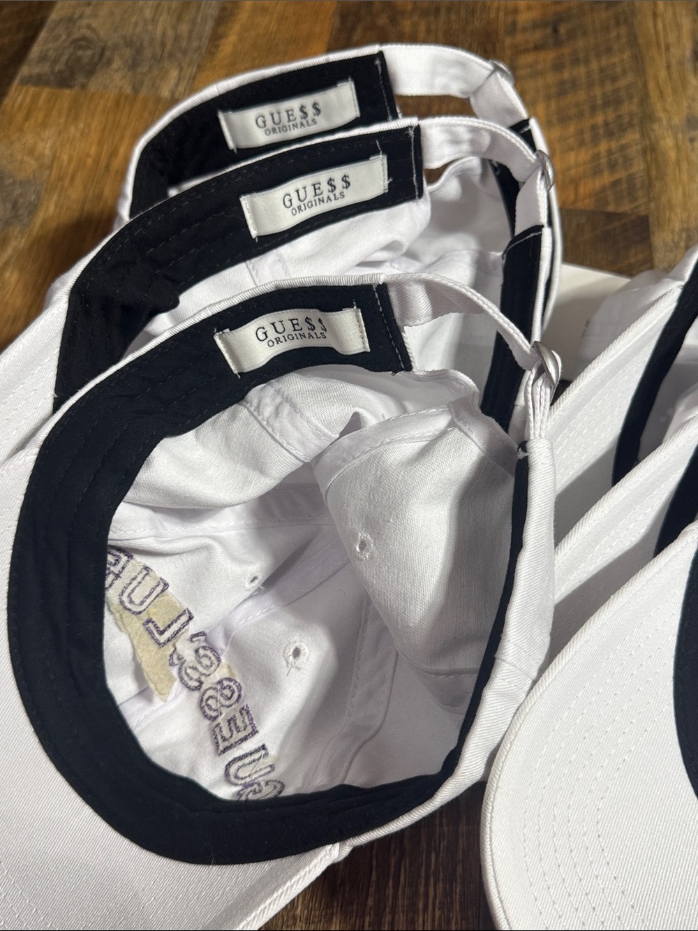 GUESS Originals Guess Club Baseball Caps Bundle of 6 NWT - Picture 4 of 13